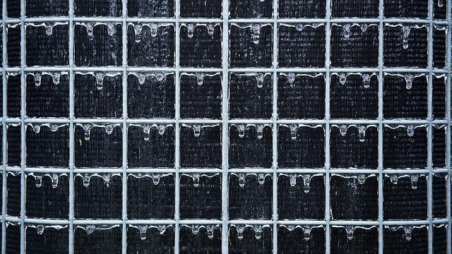 Frozen coils on an Air conditioner