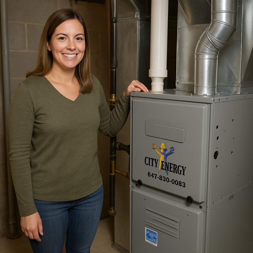 High-efficiency furnace installed in Markham by City Energy
