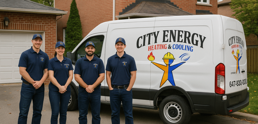 City Energy heating and cooling team serving Aurora